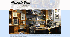 Desktop Screenshot of mborologerie.it